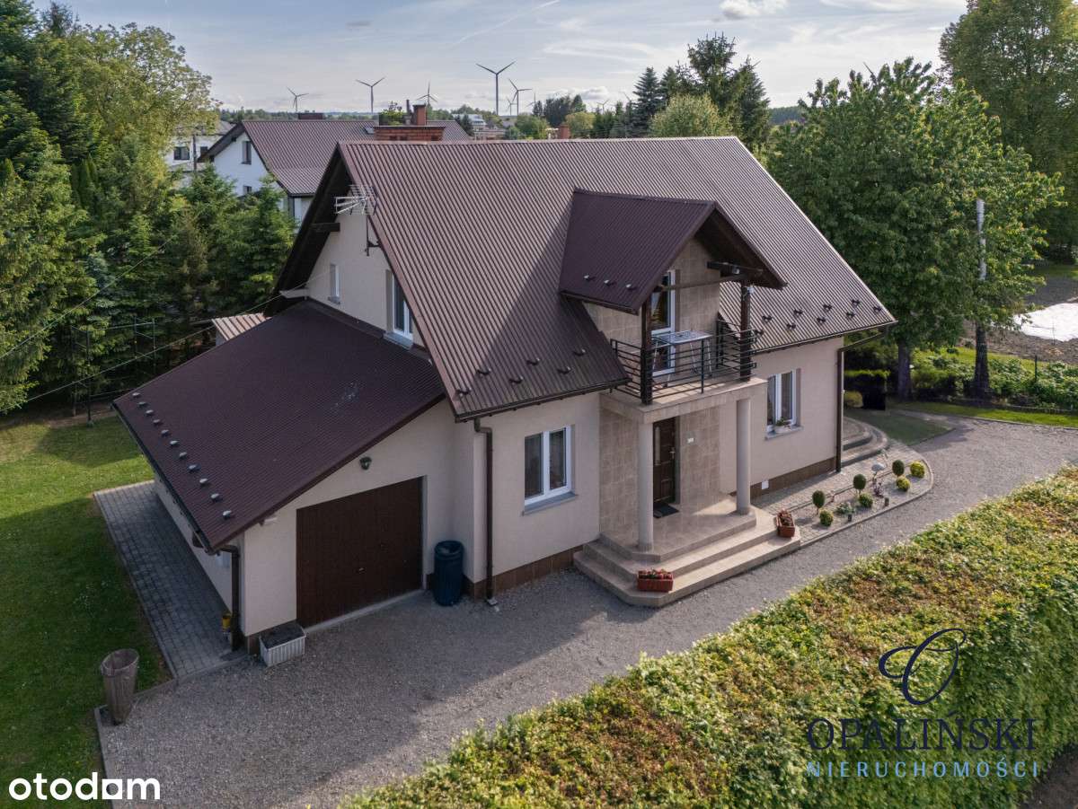 Dom z ogrodem i garażem umeblowany i wyposażony-1