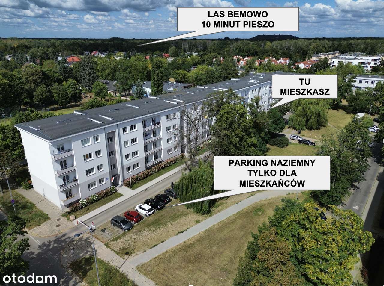 Las Bemowo / 57,7m2 / 3 pokoje / Piwnica / Bez prowizji-17