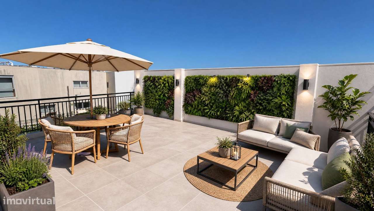 APARTAMENTO T2 Duplex  com terraço, como novo, Situado no Bairro No...-8