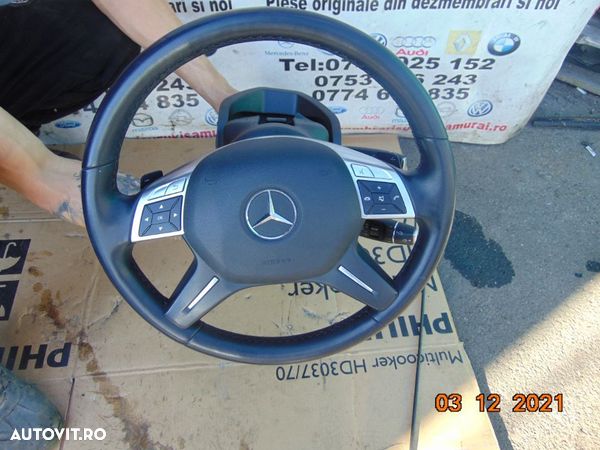 Spirala Volan Mercedes ML W166 GL X166 GLE bloc maneta stergatoare semnalizare pilot manete - 1