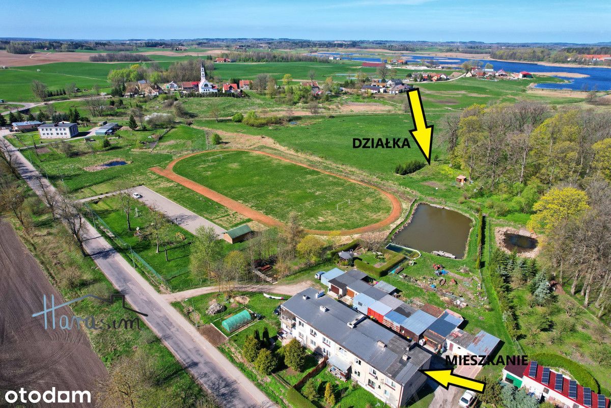 * Mieszkanie z działką 709m2 - Lenarty / Olecko *