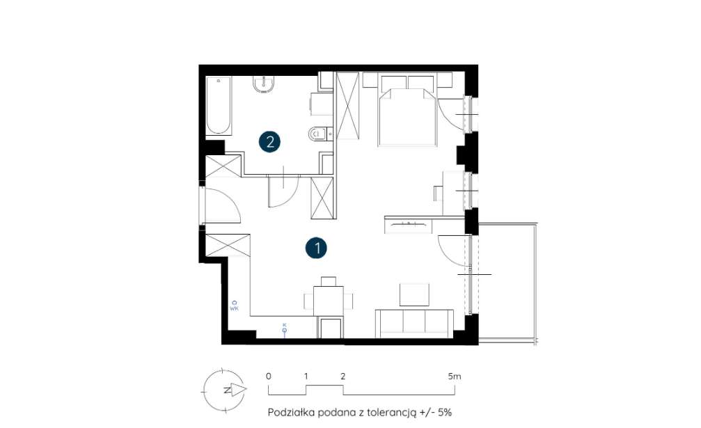 Ostatnie Piętro ⭐ WSB Merito ⭐ Skomunikowane ⭐ Wykończenie w Cenie - Pełny obrazek: 4/4