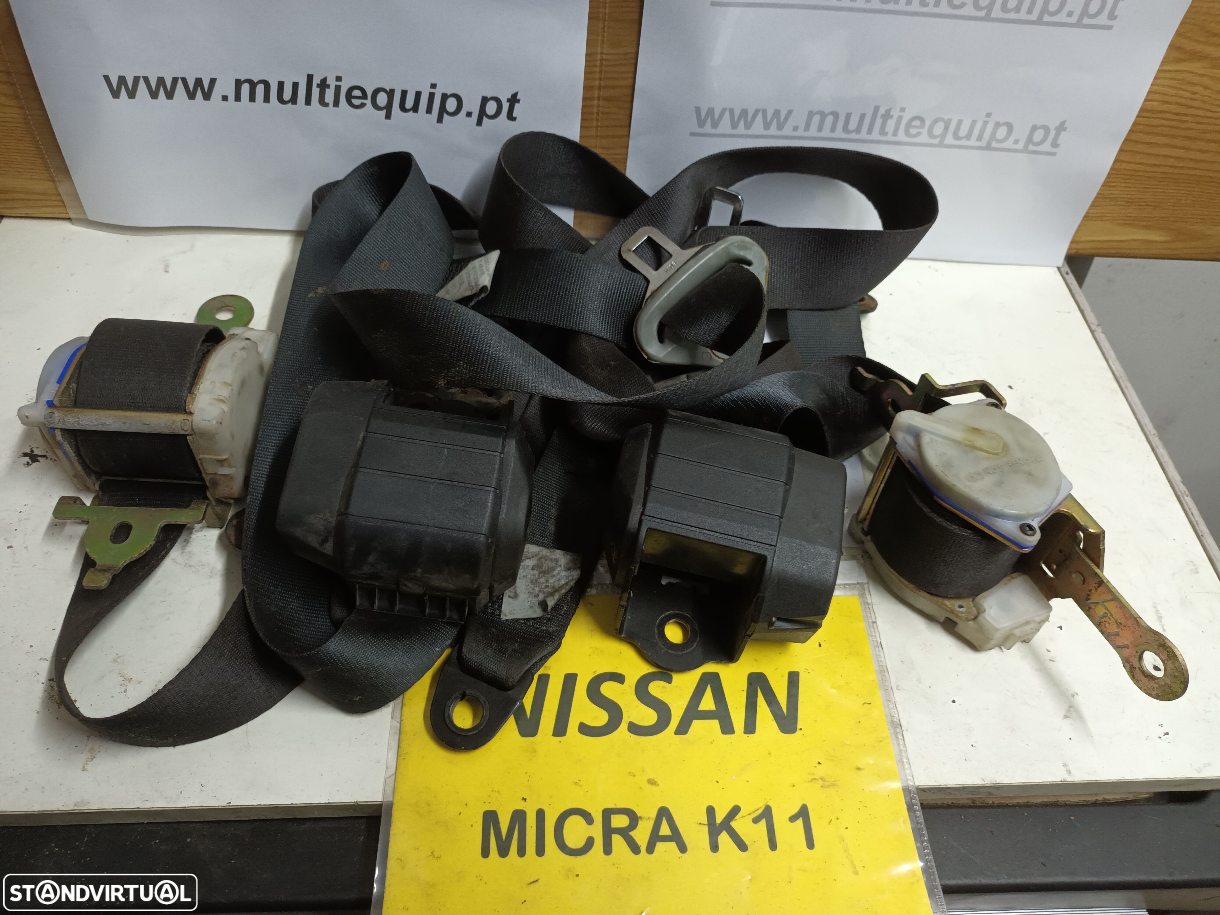 Cintos segurança Nissan Micra K11 - 1