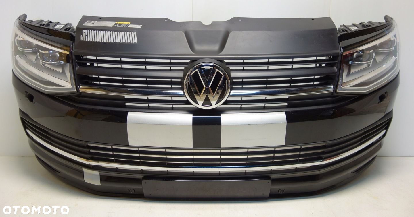 VW T6 MULTIVAN 2015-2019 4 PDC SPRYSKI LAMPY FULL LED ZDERZAK PRZÓD PRZEDNI - 2