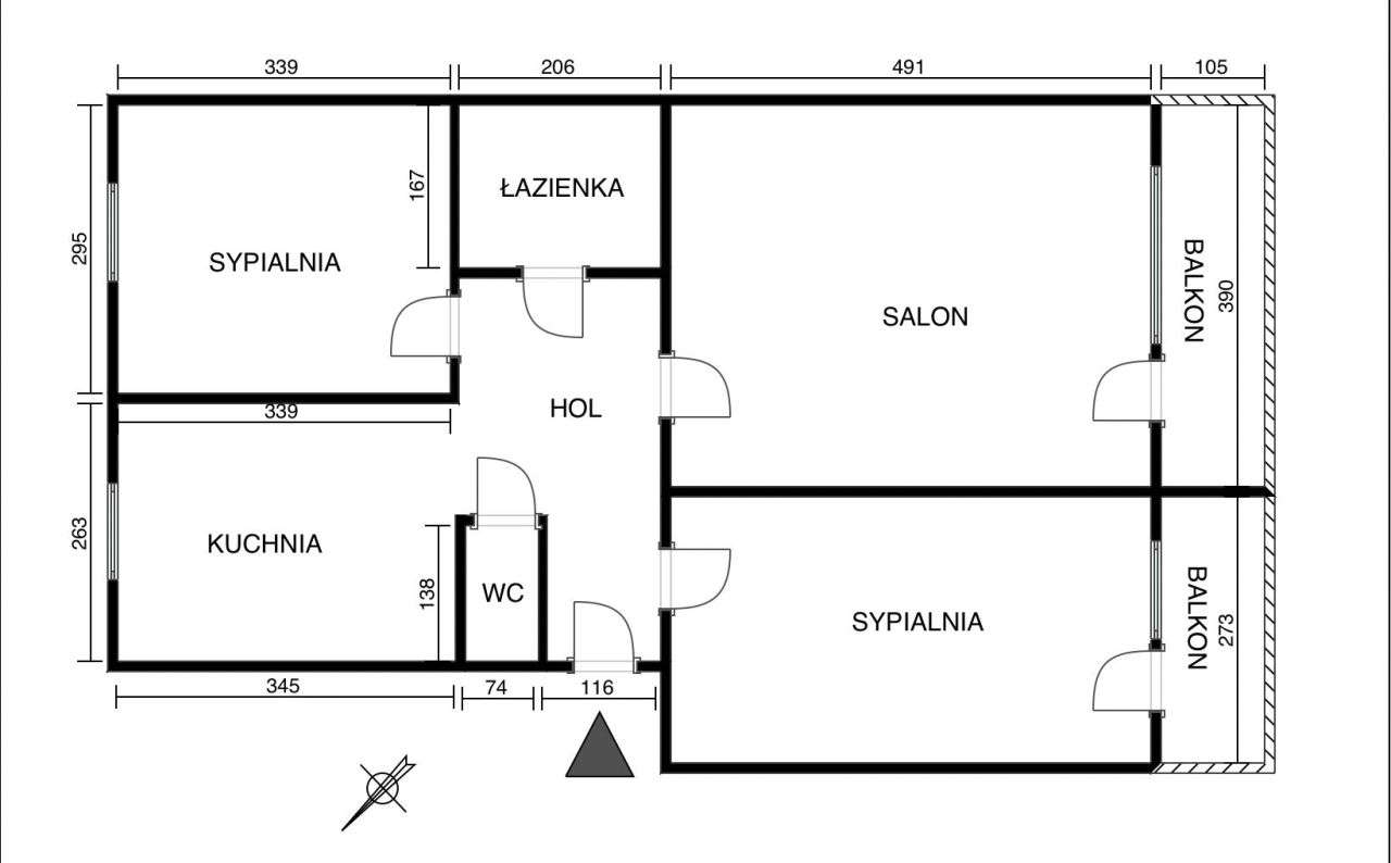 Na sprzedaż przestronne mieszkanie w Nowym Targu.-14