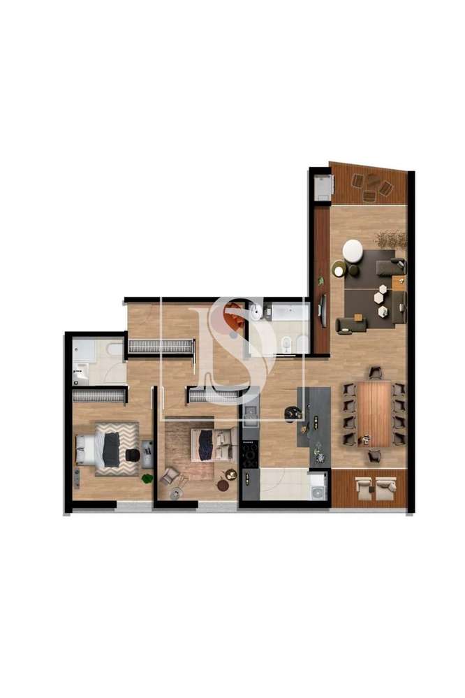 Apartamento T3 em Freamunde - Grande imagem: 5/6