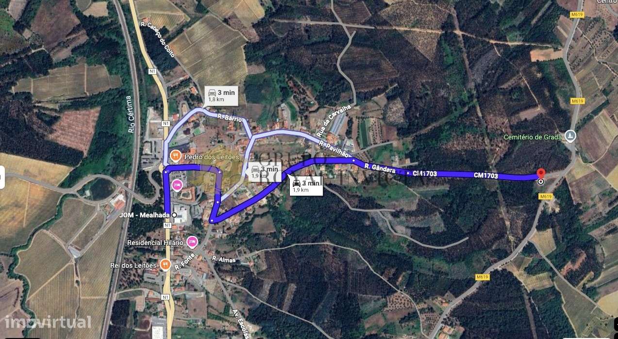 Terreno Rústico com 5.290 m² – Grada, Mealhada - Grande imagem: 4/7