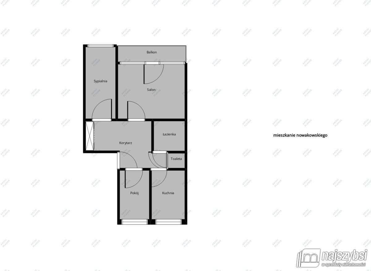 Stargard - przestronne 3 pokoje 63,8 + balkon-4