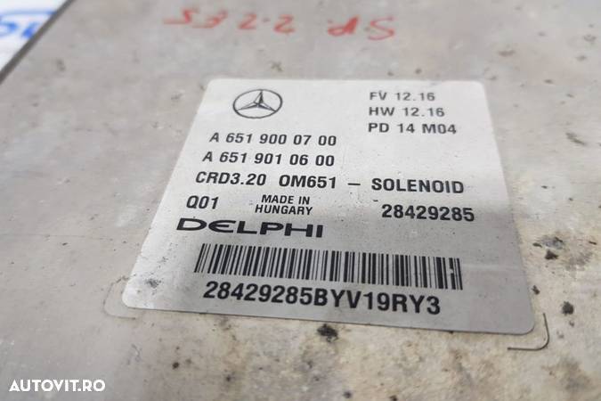 Calculator motor ECU A6519000700 Mercedes Sprinter 2.2 CDI 2010-2016 Euro 5 - 3