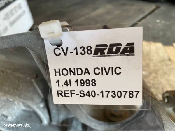 CV138 Caixa De Velocidades Honda Civic 1.4I De 1998 Ref- S40-1730787 - 5