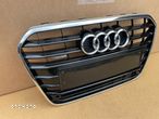 AUDI A6 C7 QUATTRO PRZED LIFT CHROM ORYGINALNA ATRAPA PRZEDNIEGO ZDERZAKA GRILL PRZEDNI ŁADNY ZNACZEK PDC 4G0853653 - 3