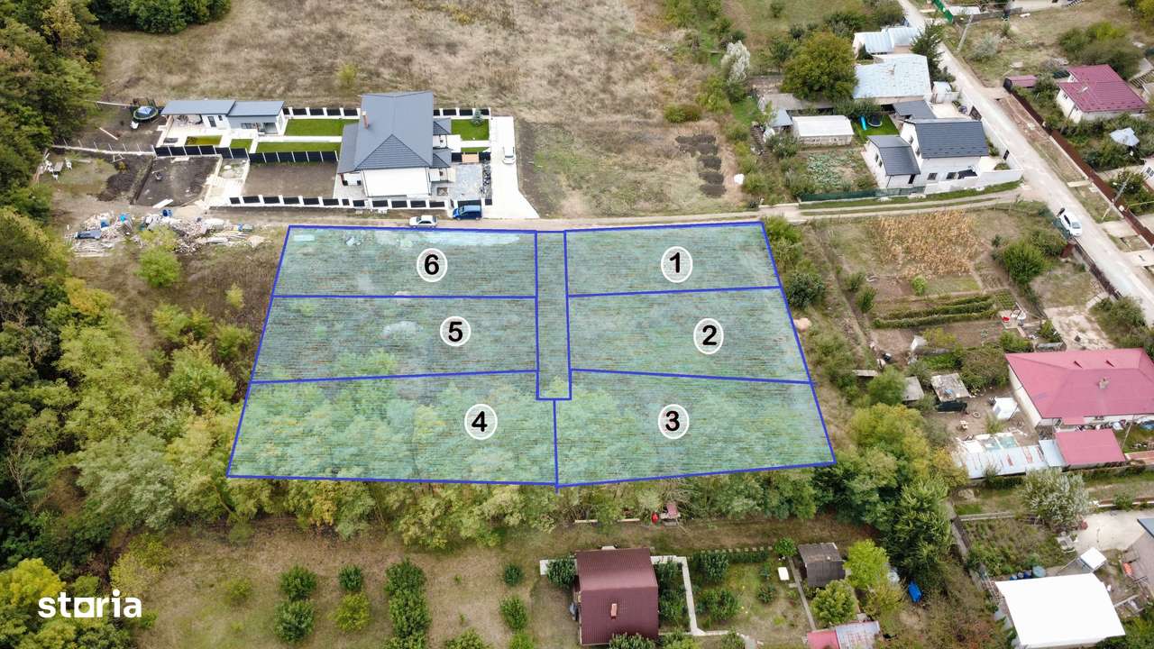 LOTURI de teren INTRAVILAN,  intre 600 - 700 mp, VASLUI, zona Gura Bus - Imagine principală: 2/4