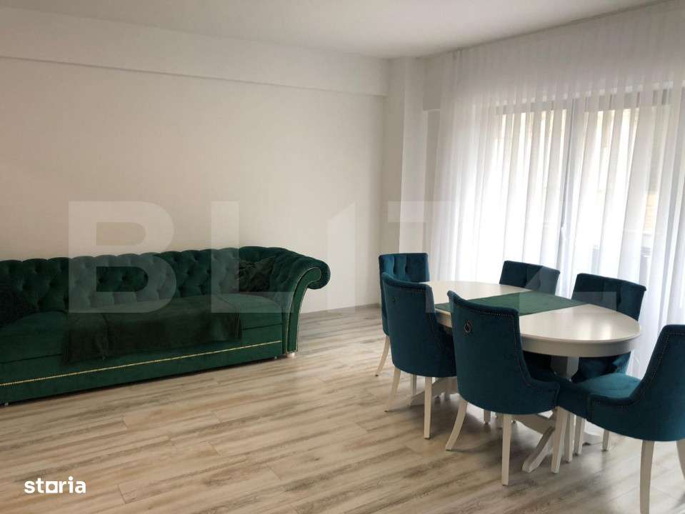 Apartament cu 2 camere, bloc nou, 58 mp, Burdujeni - Imagine principală: 3/9