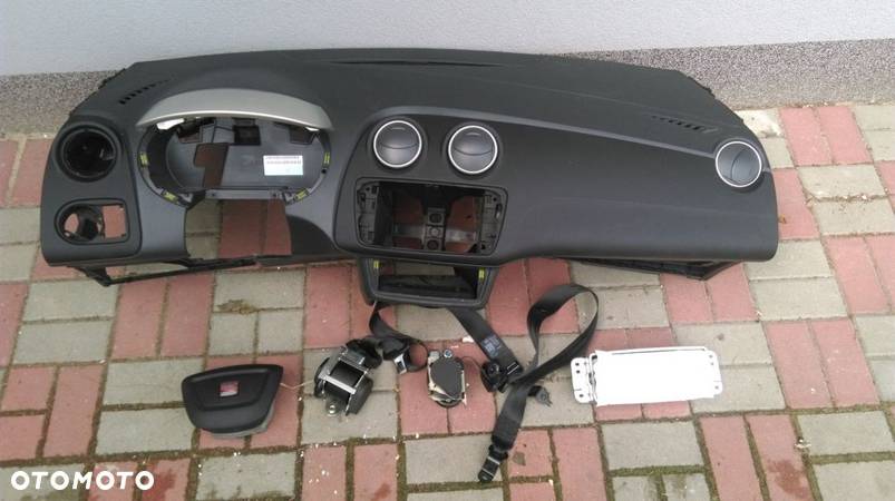 SEAT IBIZA 6J deska konsola poduszki airbag ZFX - 1