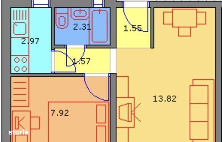 Apartament 2 camere Melinesti - Imagine principală: 5/5