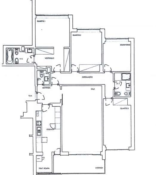 Apartamento T4 | Quinta dos Barros | Alvalade | 196 m²-55