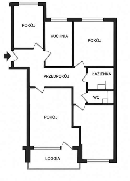 4 pokoje, balkon  – przestrzeń dla rodziny-12