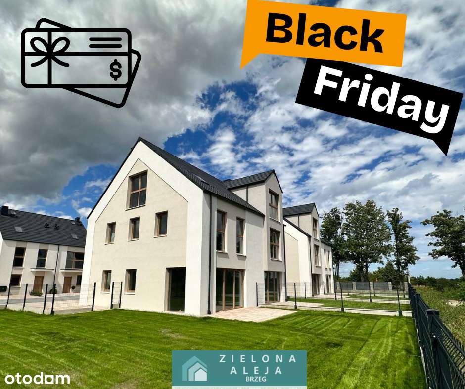 ZIELONA ALEJA Dom w zabudowie bliźniaczej Brzeg typ A-19
