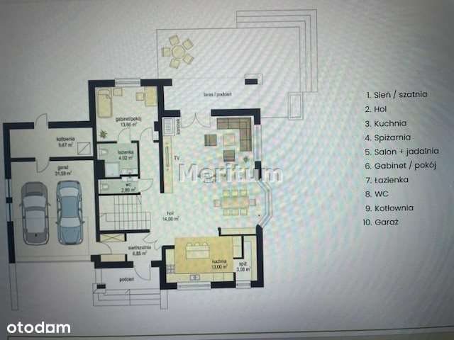 Dom wolnostojący 6 pokoi garaz 2-stanowiskowy - Pełny obrazek: 4/5