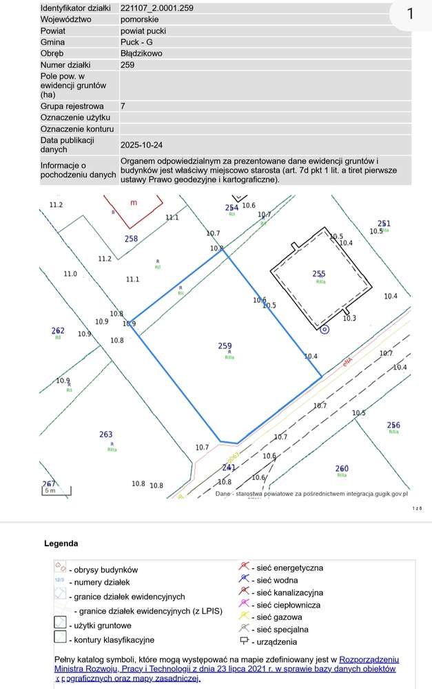Działka budowlana Puck 538 m2 bardzo blisko Zatoki - Pełny obrazek: 4/8