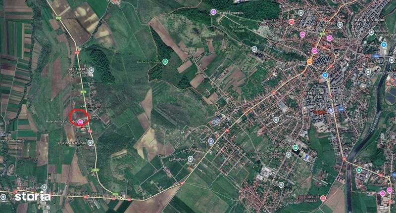 Teren intravilan 5000 mp Dealul Brezii Reghin - Imagine principală: 2/3