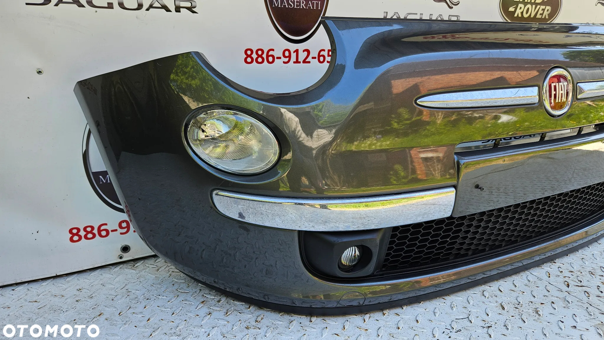 Fiat 500 Kompletny zderzak przód Zderzak przedni 735426888 kolor 372A - 2