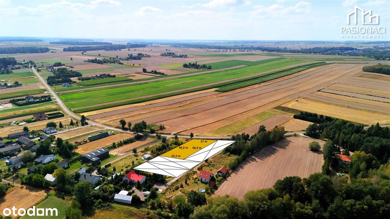 Działka budowlane blisko Lublina - Iżyce 1086 m2-3