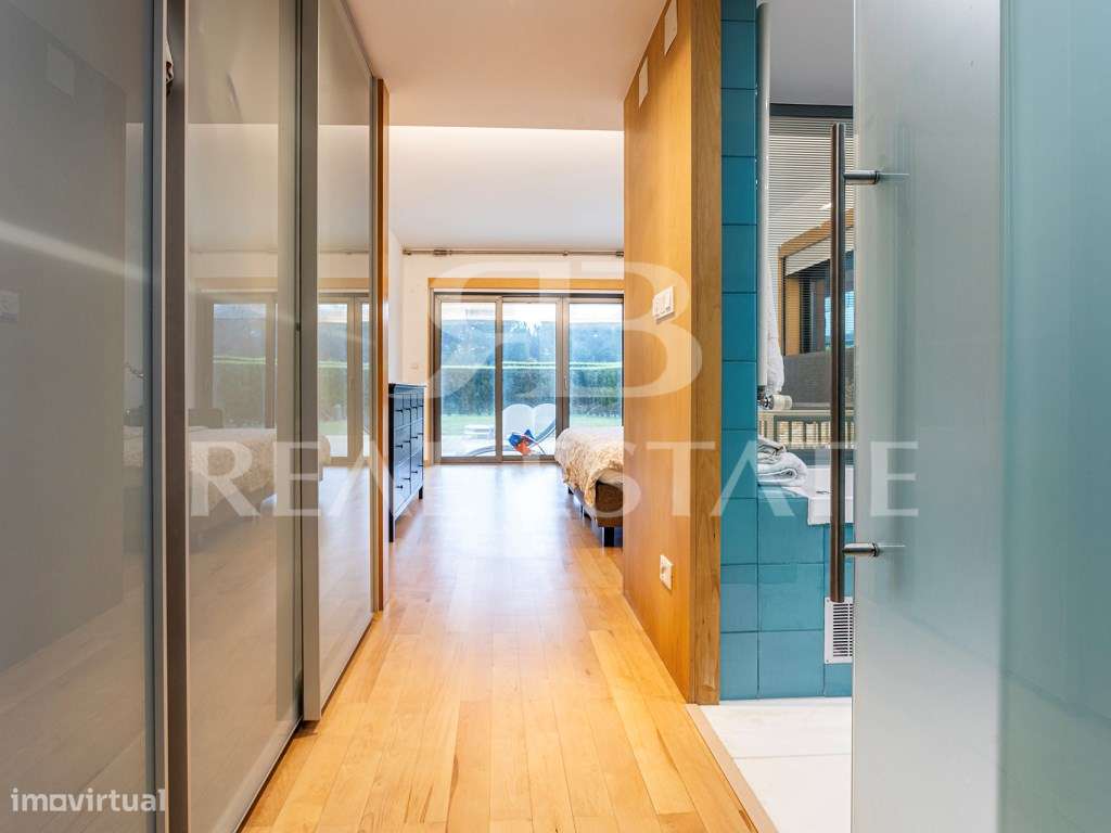 T2 no condominio SCALA Cascais | Jardim privado e jardim do condomí...-15