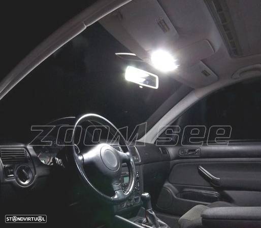 KIT COMPLETO DE 15 LAMPADAS LED INTERIOR PARA VOLKSWAGEN VW GTI GOLF 4 MK4 MKIV 99-05 - 4