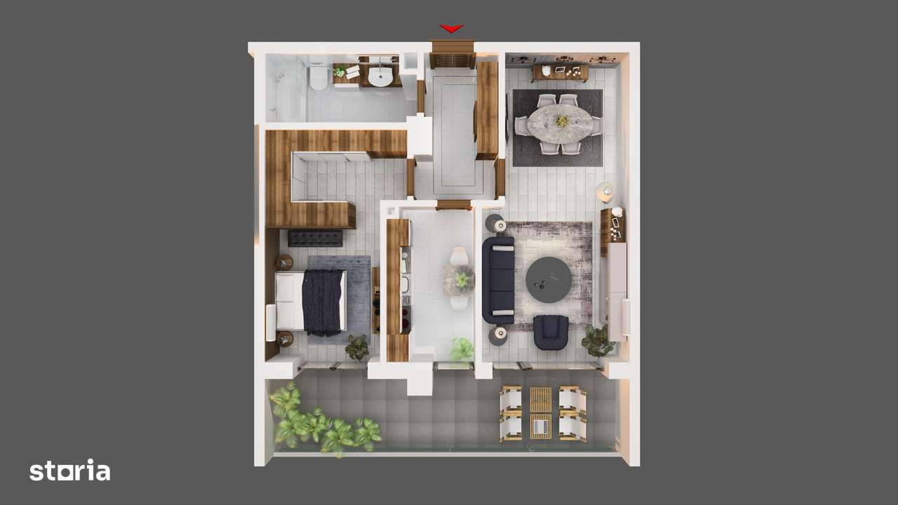 Rate La Dezvoltator 2 camere Lux in Solid Residence Faleza-Nord-13