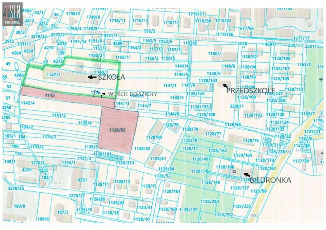 Działka Mieszkaniówka W Sąsiedztwie Szkoły-0