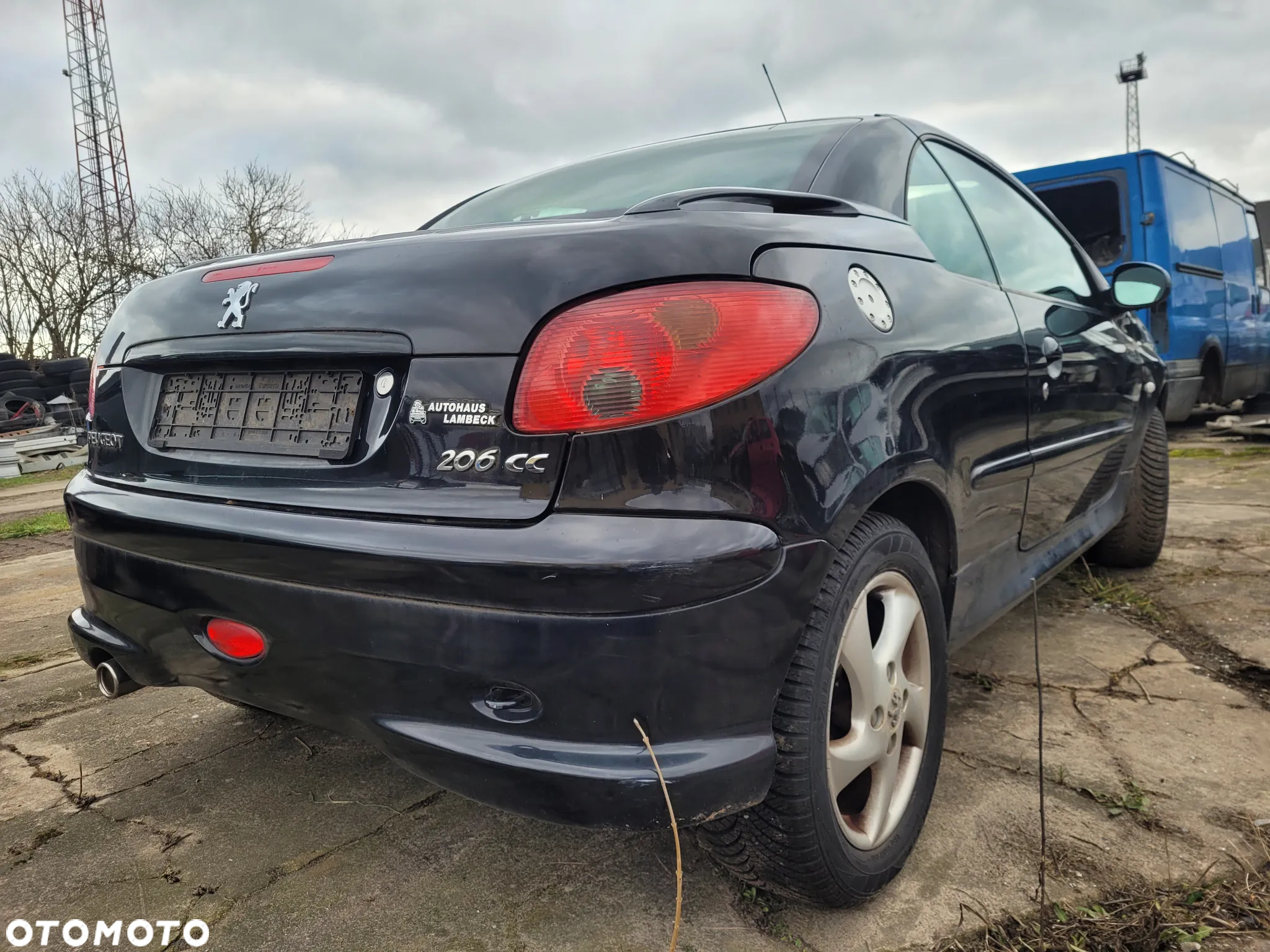 Zderzak tył tylny Peugeot 206 CC Cabrio 2004r EXL - 2