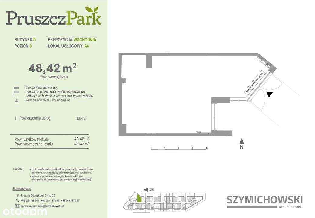 PRUSZCZ PARK - lokal usługowy - 48,42 m2 - Pełny obrazek: 2/10
