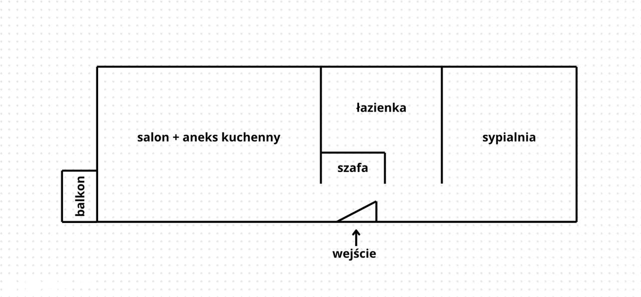 Mieszkanie do aranżacji, z potencjałem, balkon, rozkładowe-1