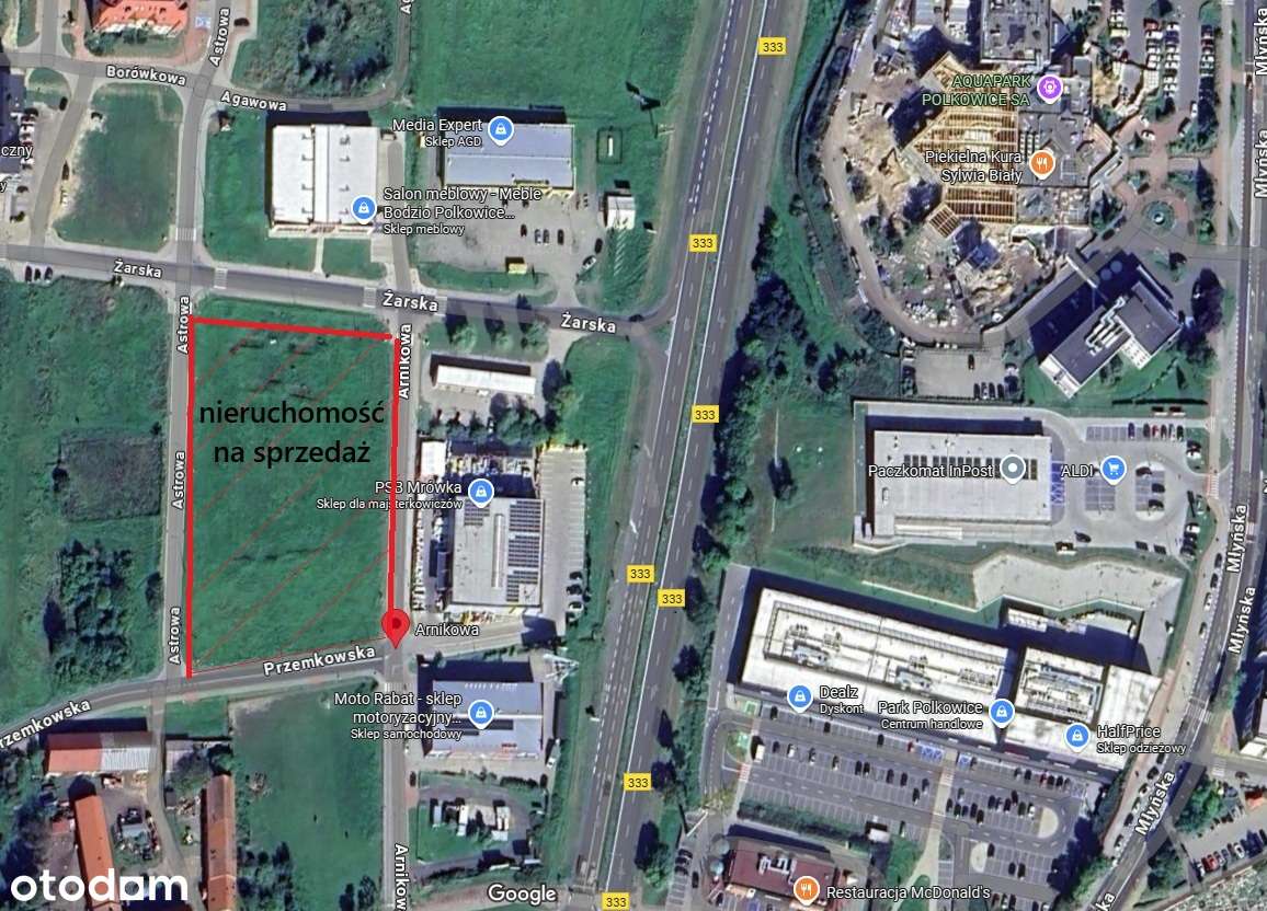 Polkowice - działka 75 a na sprzedaż - Pełny obrazek: 2/9