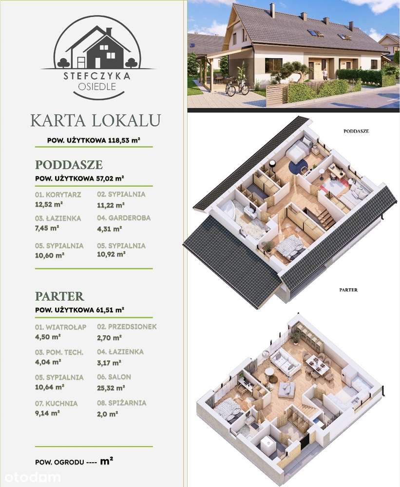 Domy w zabudowie bliźniaczej – w cichej i spokojnej okolicy, Braniewo! - Pełny obrazek: 5/8