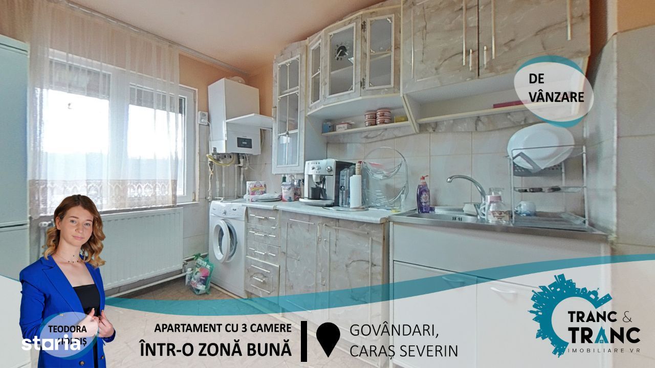 PREȚ REDUS Apartament cu 3 camere într-o zonă bună(ID29809)
