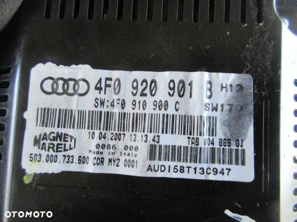 LICZNIK ZEGARY AUDI A6 C6 2.0 TFSI EUROPA - 3