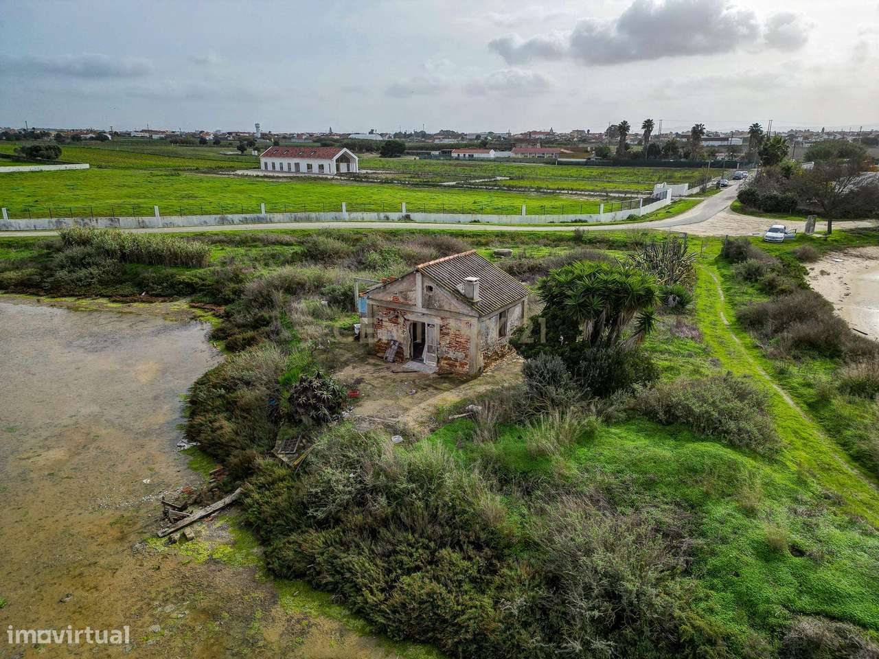 Marinha com 5 ha, destinada a piscicultura, em Sarilhos Grandes, Monti-27