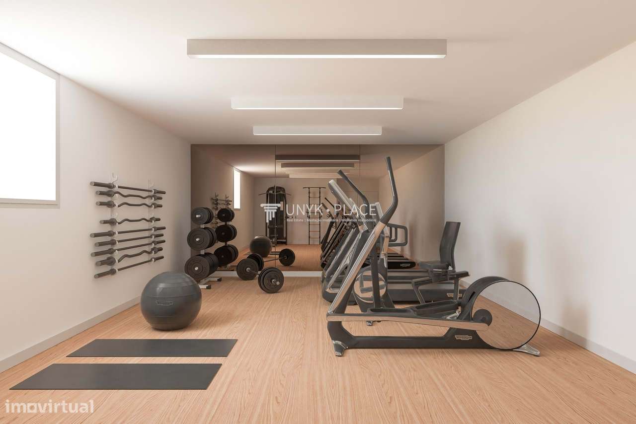 Apartamento T2 em Alcântara com garagem e ginásio-5