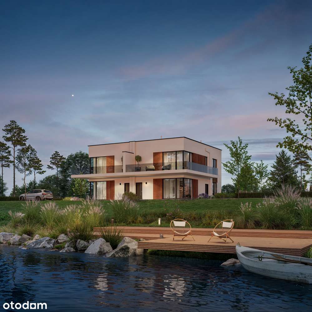 Zatoka Komfortu-pierwsza linii brzegowa jeziora! Balkon/taras 25 m2