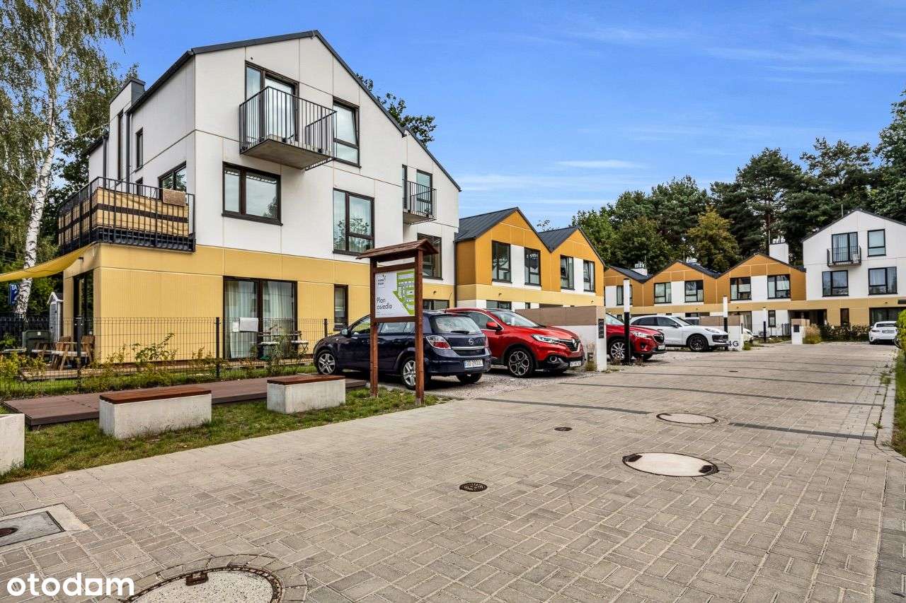 Nowoczesny segment w otulinie lasu-9