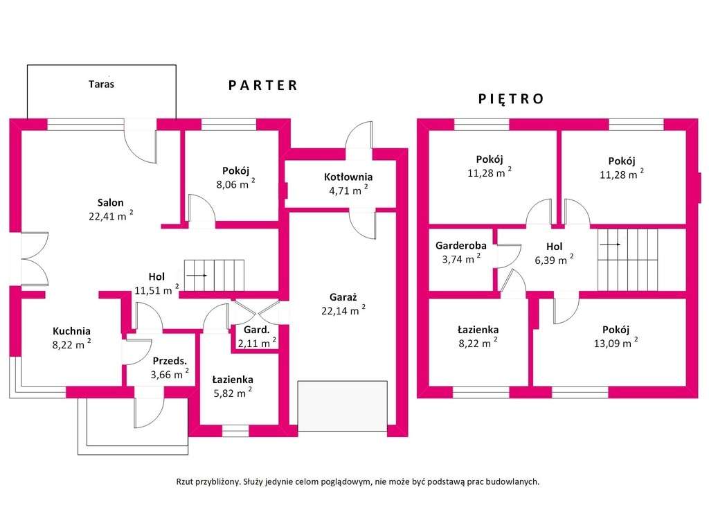 Dom bliźniak z garażem w otoczeniu natury - Pełny obrazek: 4/13