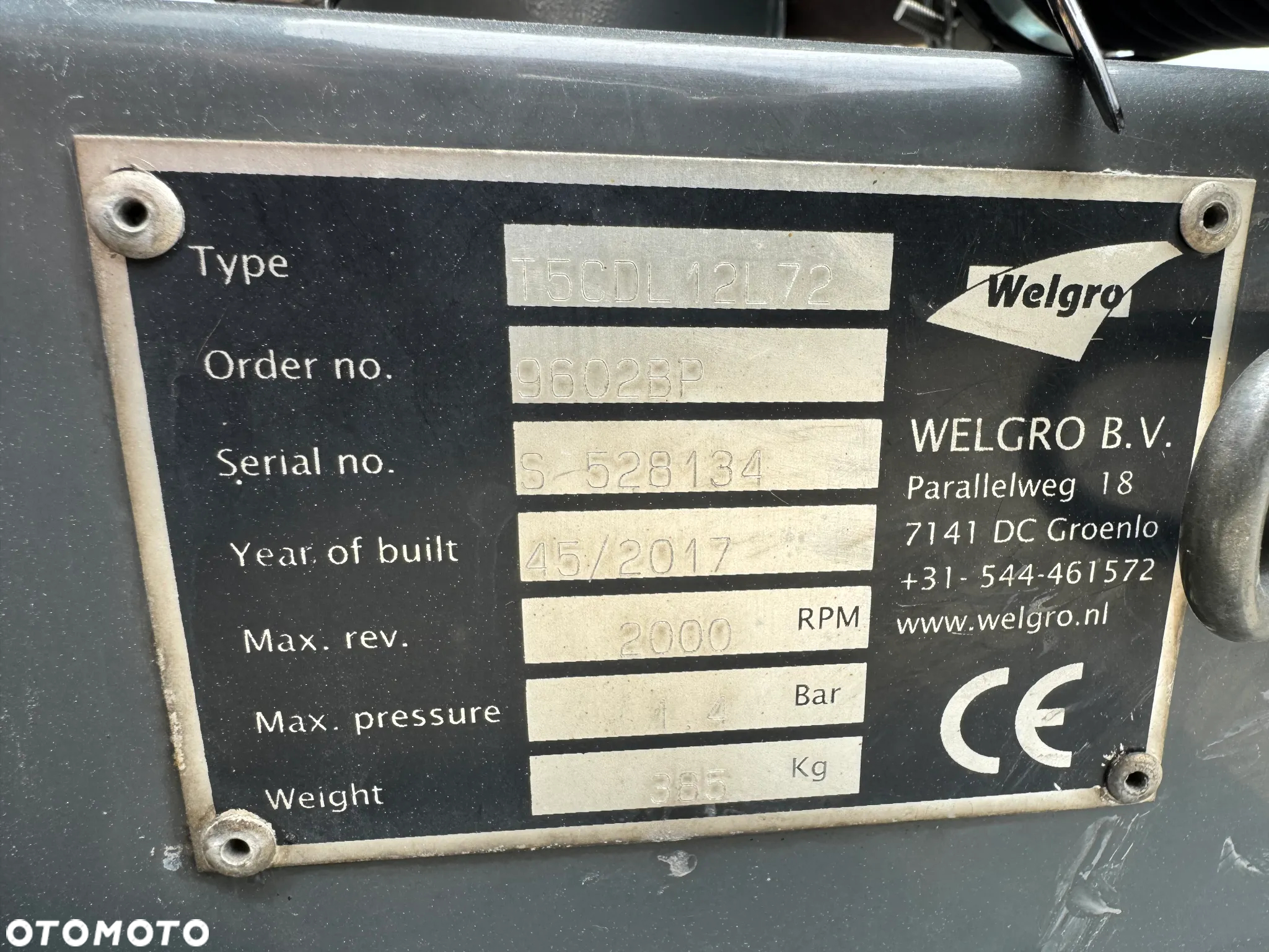 Kompresor do wydmuchu WELGRO Gardner Denver Cycloblower (do paszy) - 5