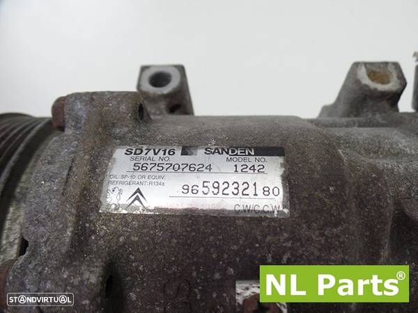 Compressor do ar condicionado Citroen Xsara 9659232180 - 2