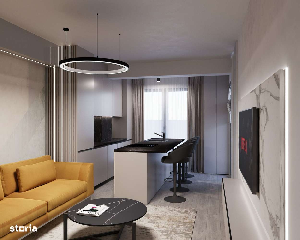 Finalizat/Intabulat - Sun Residence-Ap 4 camere-96 Mp - Grădină 43 Mp-10