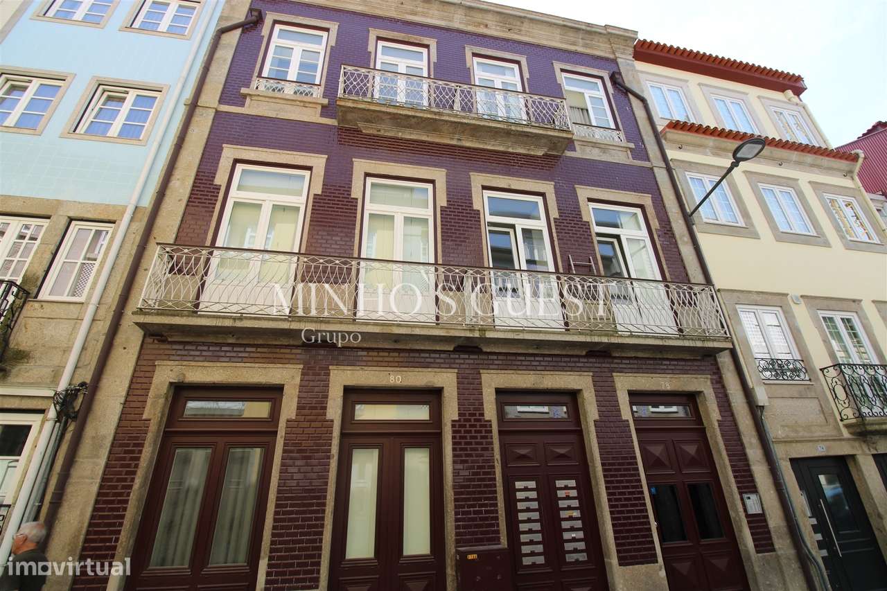 Apartamento T0 de Charme  com jardim privativo no Centro Histórico - S-25