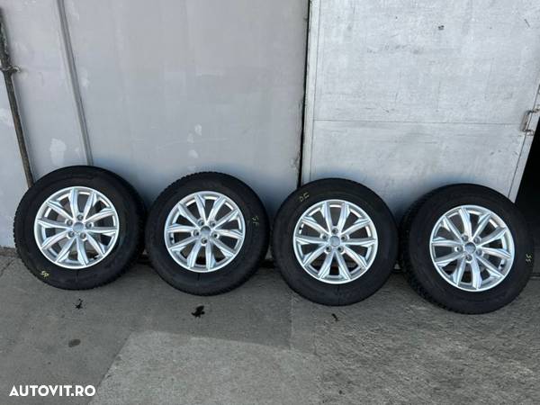 Jante Audi Q5 SQ5 A4A5A6A8 cu cauc 235/65/R17 dot 2021 hankook de iarna noi 7jx17 et 34 - 6