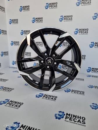 Jantes Peugeot 308 GTI em 17 Preto Brilho - 8