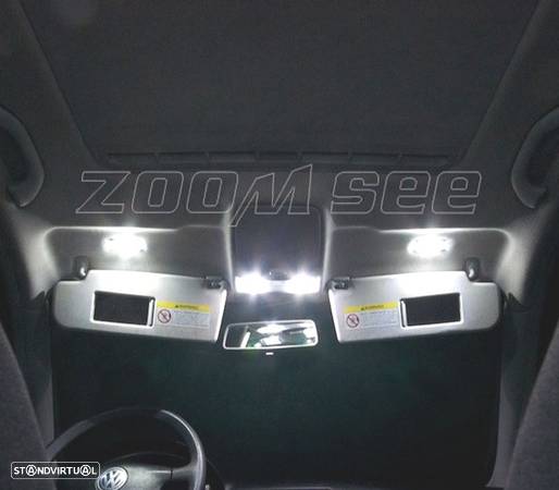 KIT COMPLETO DE 15 LAMPADAS LED INTERIOR PARA VOLKSWAGEN VW GTI GOLF 4 MK4 MKIV 99-05 - 5